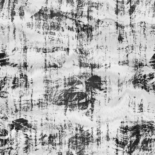 Black and white seamless abstract grunge texture. High quality illustration. Ornate glossy luxurious polished monochrome design for print and surface design. Modern textile art. Ink background.