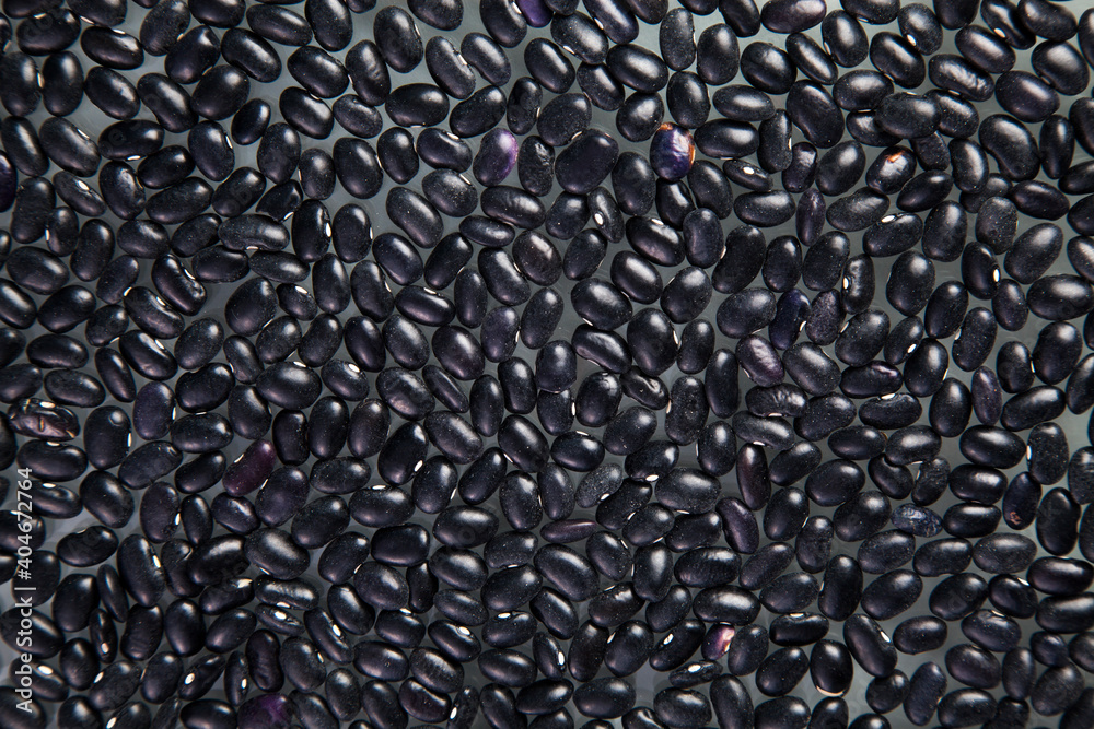 raw black beans isolated background raw black beans isolated background