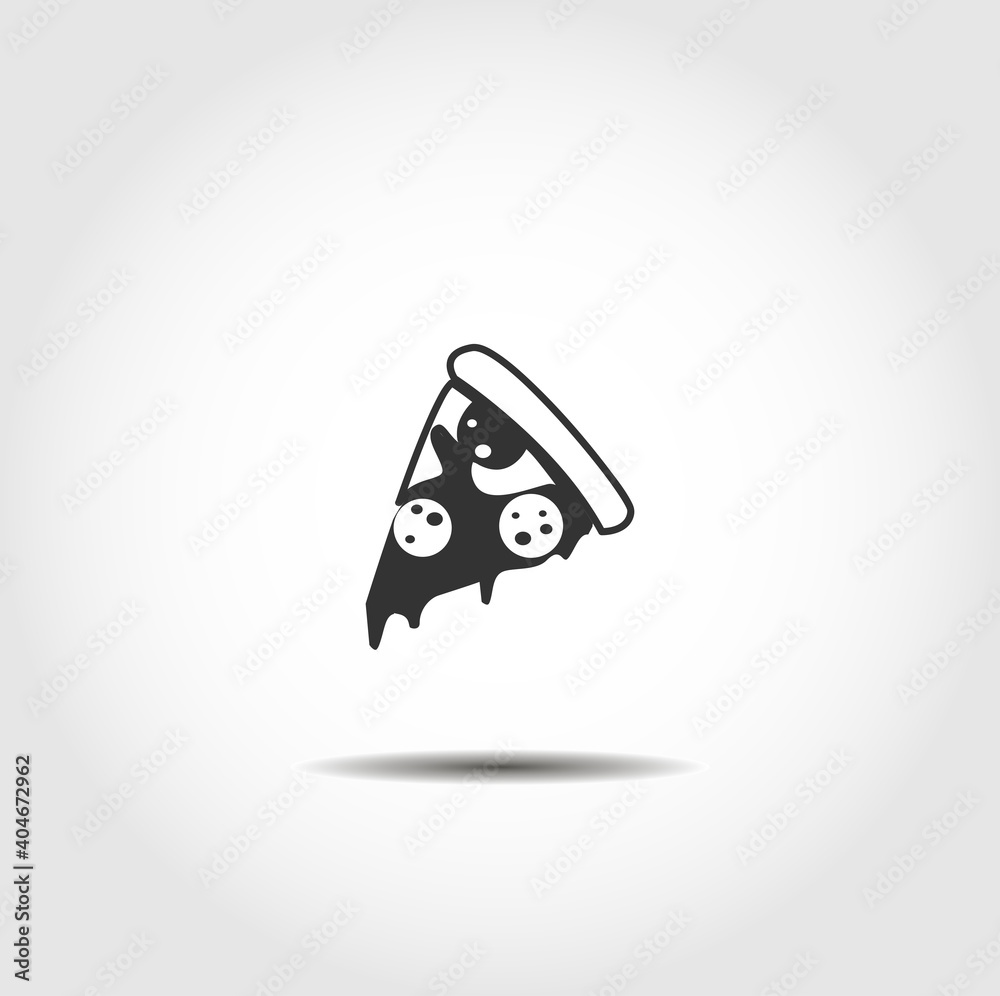 pizza isolated vector icon. food design element pizza isolated vector icon. food design element