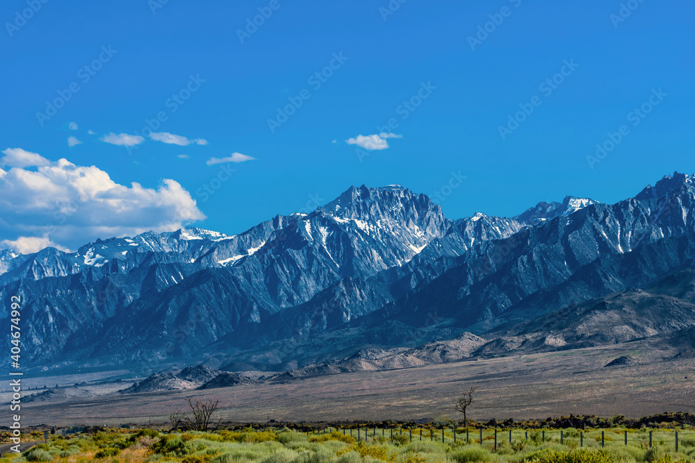 Beautiful Sierra Nevada Mountain range