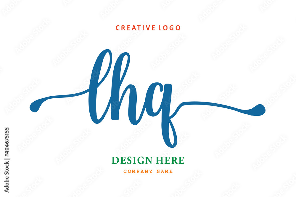 LHQ lettering logo is simple, easy to understand and authoritative LHQ lettering logo is simple, easy to understand and authoritative