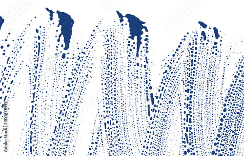 Grunge texture. Distress indigo rough trace. Elegant background. Noise dirty grunge texture. Immaculate artistic surface. Vector illustration.
