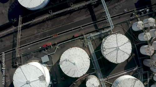 Large Fuel Depot in Northwest Portland Industrial Area along the Willamette River	
