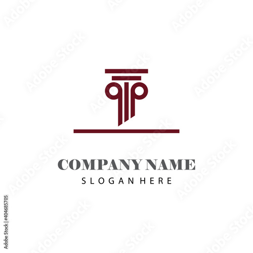 Column Logo Template vector symbol nature