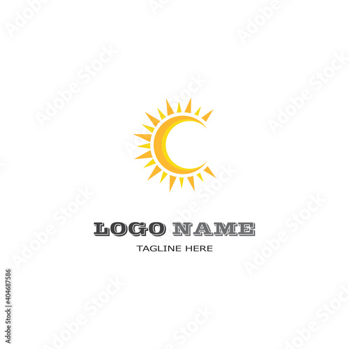 Sun Vector illustration Icon Logo Template design