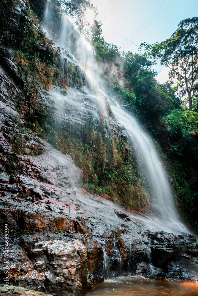 Waterfall cañaveralito long exposure