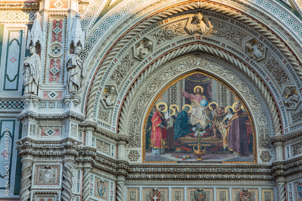 イタリア　フィレンツェのドゥオーモ、サンタ・マリア・デル・フィオーレ大聖堂