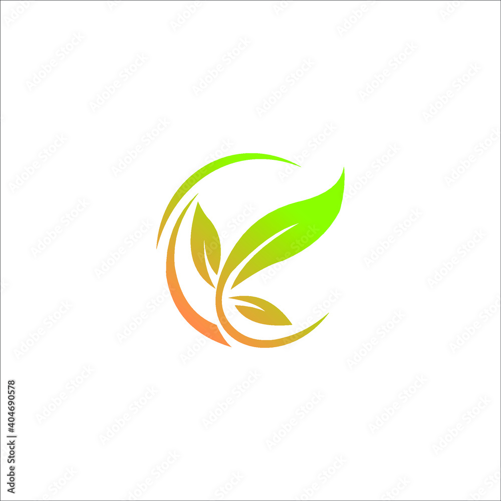 logo leatf icon templet vector helathy logo leatf icon templet vector helathy
