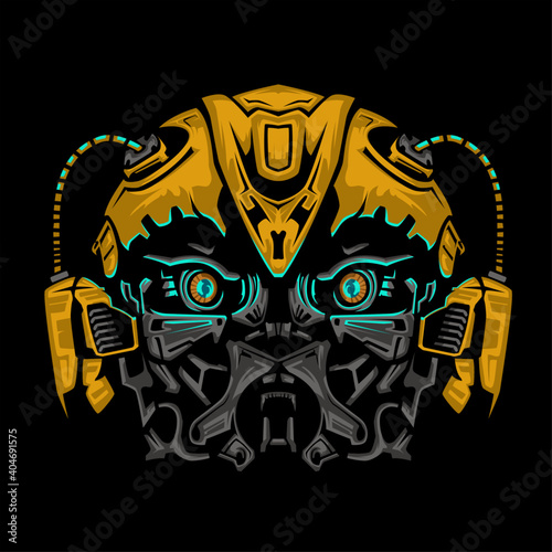 vector illustrator character robot