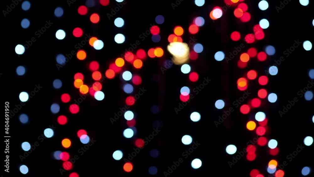 Abstract colorful bokeh
