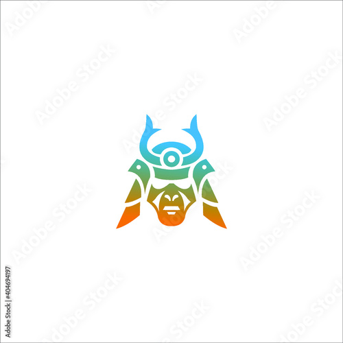 logo icon templet vector face evil face mask