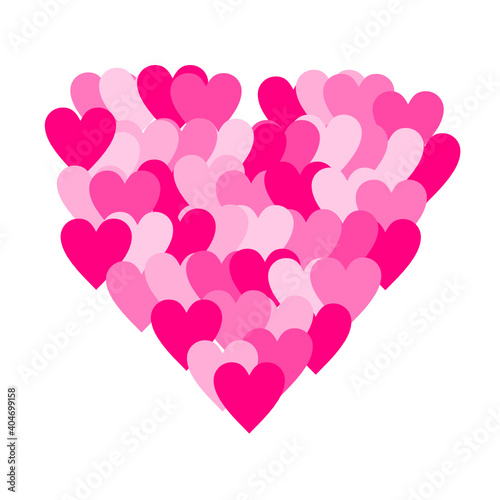 heart of pink hearts  heart of hearts  valentine graphics resources