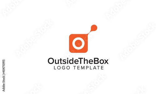 Outside the Box Logo Template Modern Minimal Professional Icon