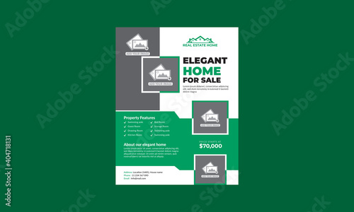 Real Estate Home flyer design very unique design