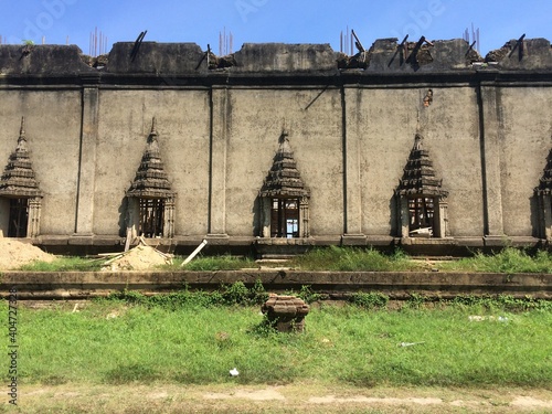 ancient temple building since world war 2