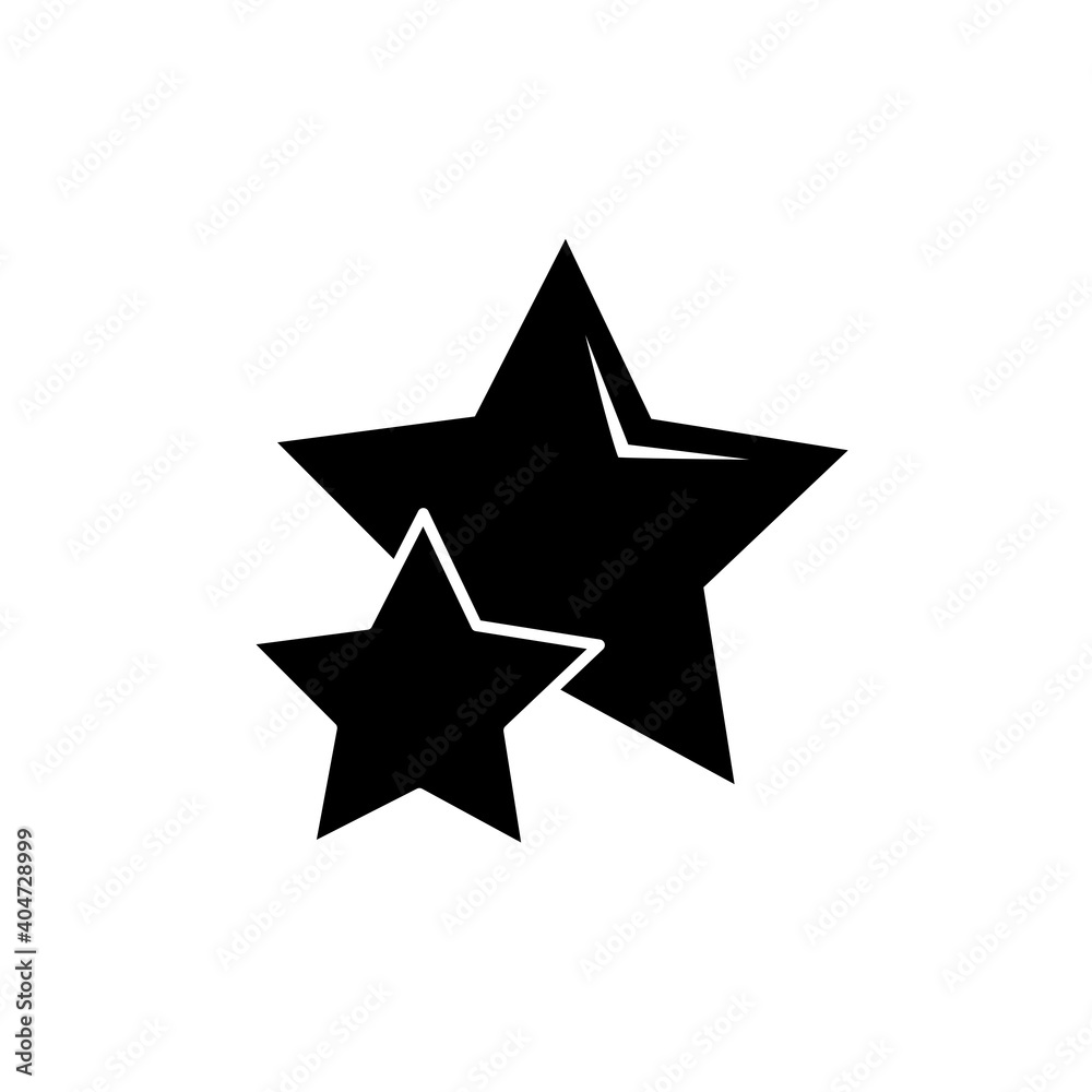 Fototapeta premium black star icon vector. simple and cool design