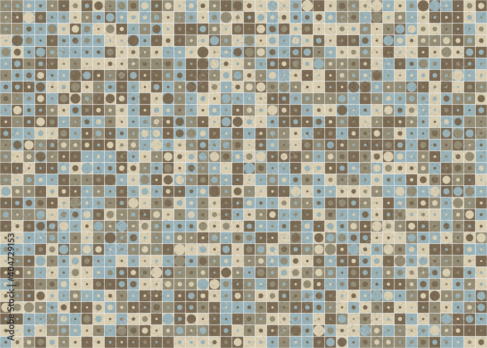 Fototapeta premium Abstract Geometric Pattern generative computational art illustration