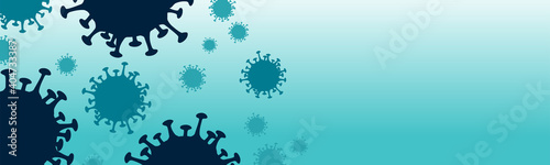 Coronavirus COVID-19 backgroun. Vector illustration.