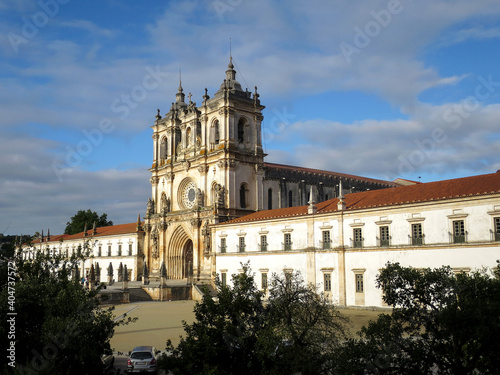 Fototapeta Naklejka Na Ścianę i Meble -  The Alcobaça Monastery (Mosteiro de Alcobaça) in Alcobaça, PORTUGAL