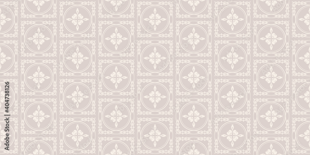 Ornate background pattern in vintage style. Seamless wallpaper texture
