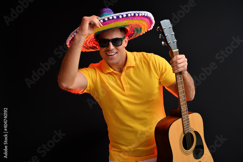 Handsome young man in sombr...
