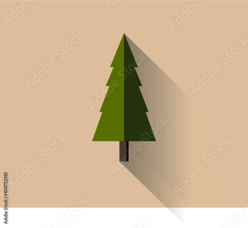 christmas tree on a wooden background