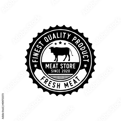 Butchery labels, badges and design element
