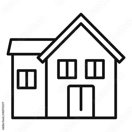 House utilities icon. Outline house utilities vector icon for web design isolated on white background