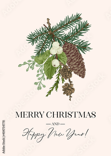  Winter bouquet. Merry Christmas.