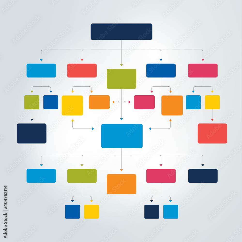 Flowchart scheme. Big algorithm infographic. Flowchart scheme. Big algorithm infographic.