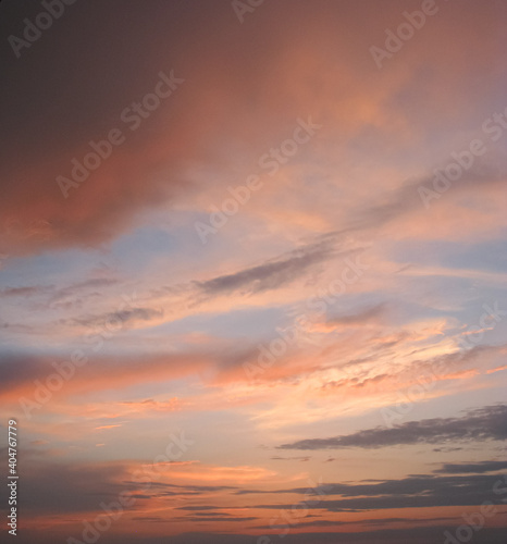 Blue sky  sunrise  sunset  clouds abstract texture background
