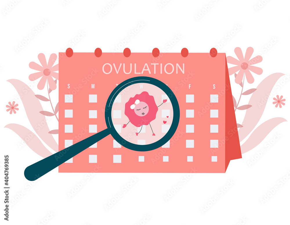 Foto Ovulation concept illustration
