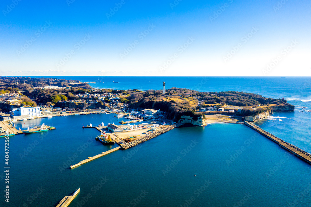 Fototapeta premium 冬の小名浜港(福島県いわき市)