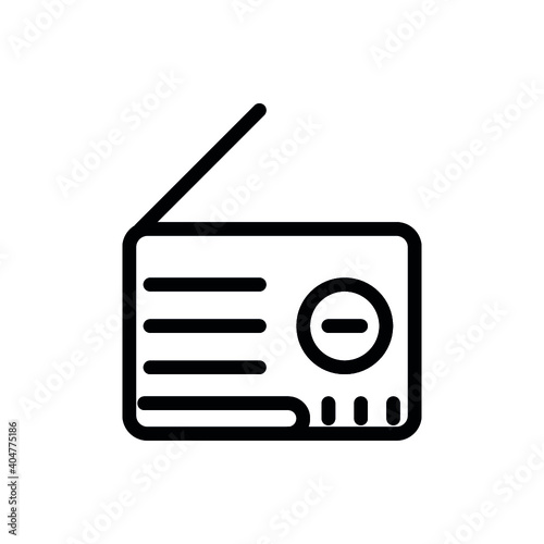 Radio vector icon eps