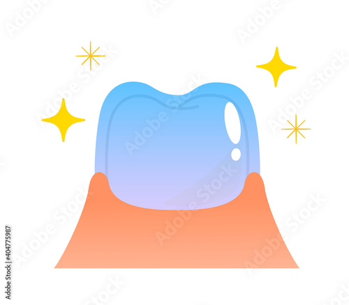 PMTC:Professional Mechanical Tooth Cleaning  Dental Illustration