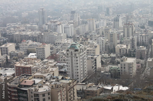 Aerial of Tehran   Iran