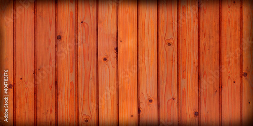 Panorama natural interior brown wooden panel background and texture.