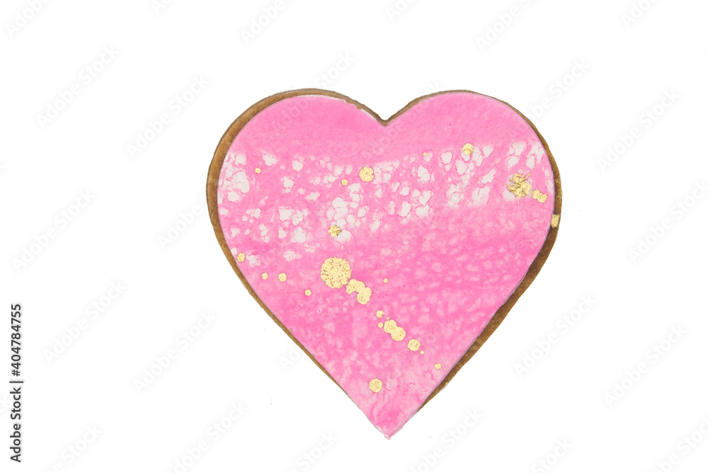 Cookies with heart shape for weddings or valentines day