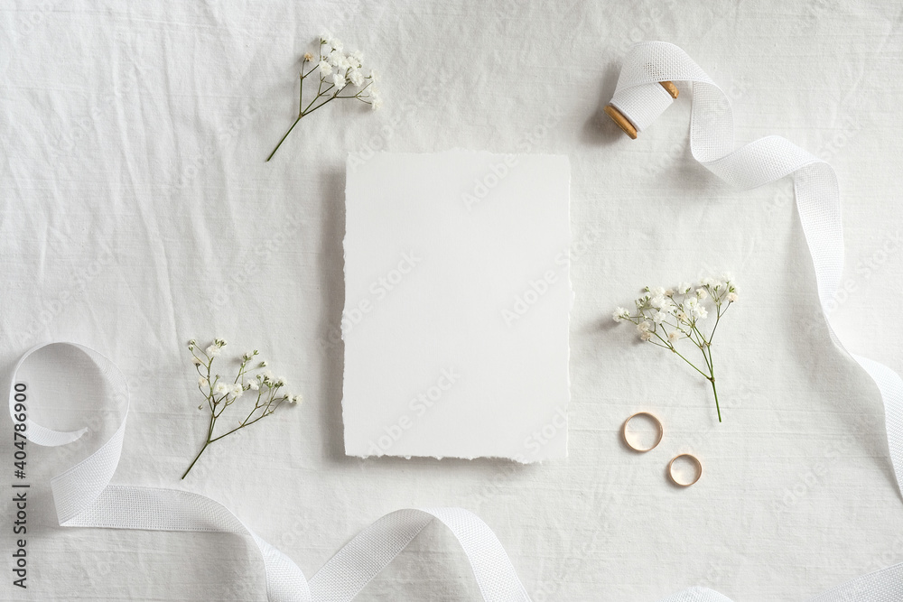 Blank wedding invitations top