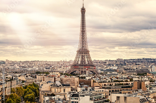 One of the greatest attractions of Paris  the Eiffel Tower  France