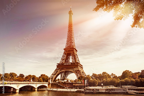Symbol of Paris  Eiffel Tower  France