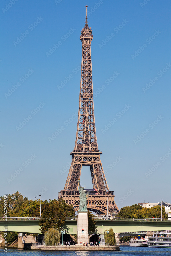 The amazing Eiffel Tower in Paris, France