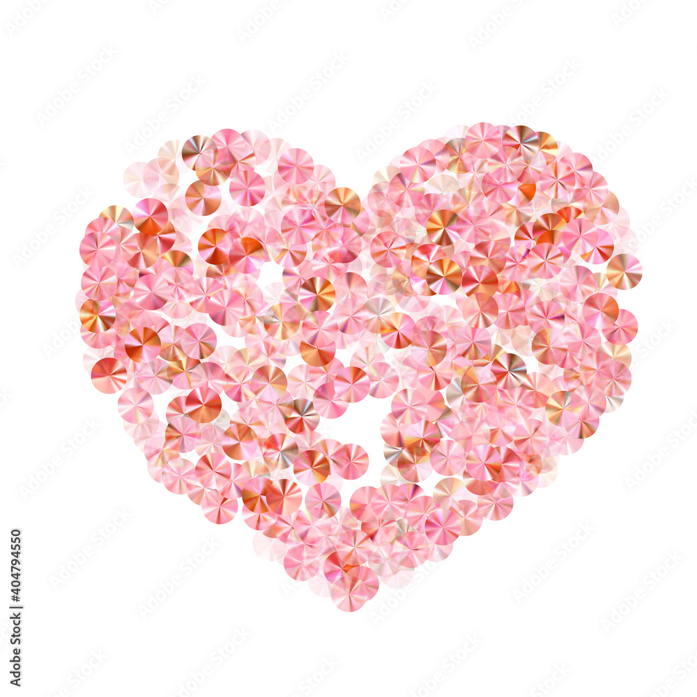 Pink gold beads confetti placer vector illustration. Valentine's day background design. Chic sparkling spangle particles holiday glitter. Romantic love valentine confetti. Pink gold beads confetti placer vector illustration. Valentine's day background design. Chic sparkling spangle particles holiday glitter. Romantic love valentine confetti.