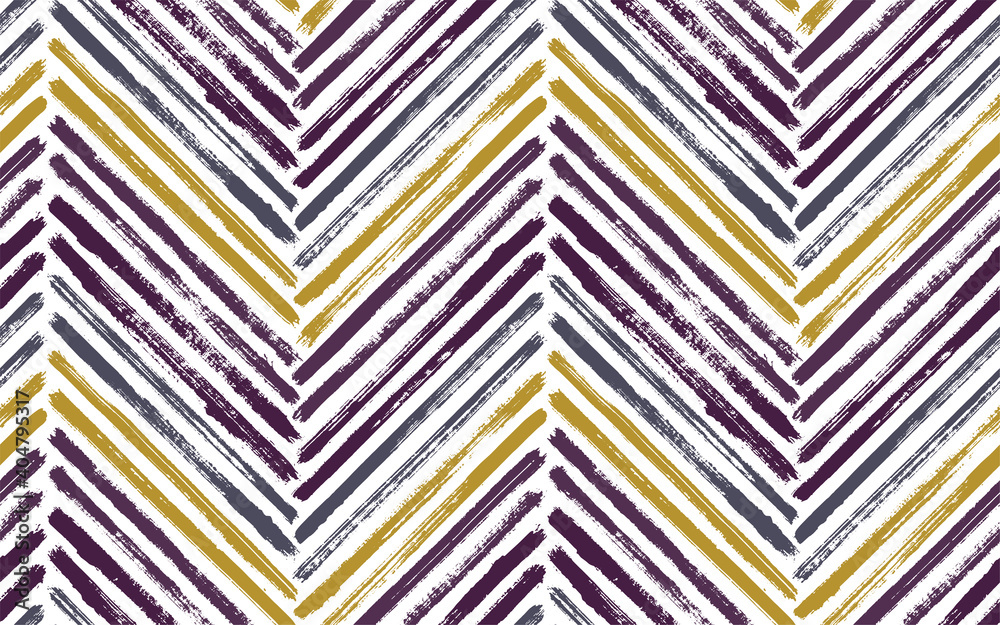 Brush stroke chevron zig zag seamless pattern. Brush stroke chevron zig zag seamless pattern.