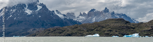 View from Lago Grey and Cerro Paine Grande