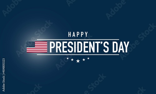 President's Day Background Design. Vector Illustration.
