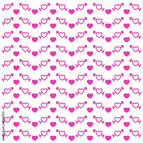 Love pattern valentine background 1
