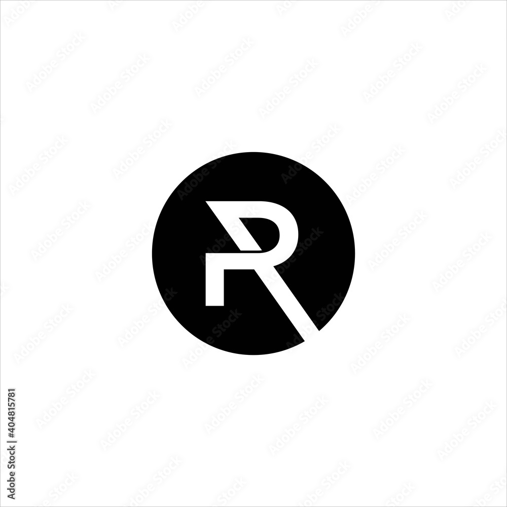 Simple Letter R Logo Design Retro Circle Emblem for Modern Branding and Marketing Identity. Simple Letter R Logo Design Retro Circle Emblem for Modern Branding and Marketing Identity.