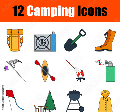 Camping Icon Set