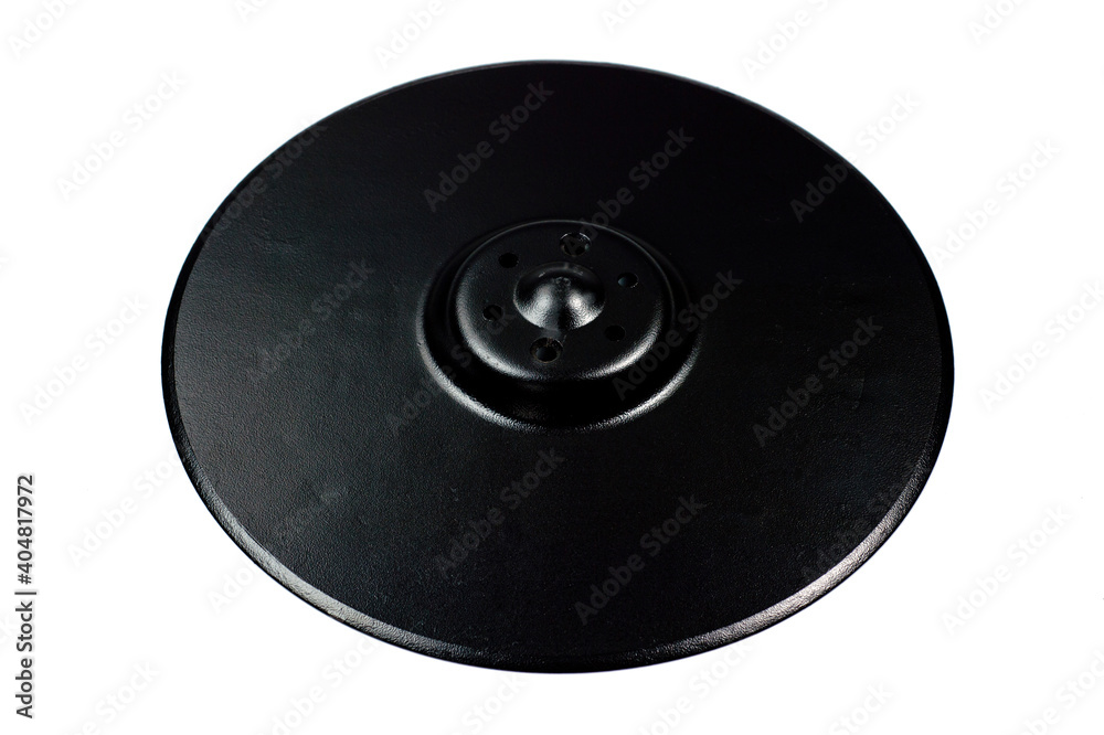 Disc harrows for tractor for tillage, black shot on a white background. Background for agricultural machinery. Disc harrows for tractor for tillage, black shot on a white background. Background for agricultural machinery.